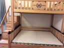 莱客轩（LAIKEXUAN）儿童上下床双层实木高低子母床可分体拼接床梯柜款上铺130下铺160 实拍图