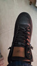 卡帝乐鳄鱼（CARTELO）鞋子男鞋冬季高帮皮鞋男英伦板鞋韩版休闲鞋男靴 黑色加绒 42码 实拍图