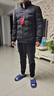 皮尔卡丹轻薄羽绒服男士冬季新款立领商务休闲外套男中年防寒保暖男装短款 黑色 XL (180) 【建议120-135斤】 实拍图