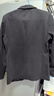 罗蒙（ROMON）西服男士春秋季毛呢西装男商务休闲上衣服外套男装 灰色 L 实拍图