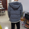 NASA BASE棉衣男冬季外套潮牌连帽保暖加大码羽棉绒服学生冬装加厚男棉袄子 灰色 L 100-115斤 实拍图