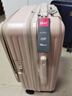 EAZZ【侧开盖】行李箱女扩容拉杆箱刹车轮旅行箱男登机箱多功能密码箱 奶茶色【YKK拉链+干湿分离】 20英寸 YKK拉链｜扩容后约22英寸 实拍图