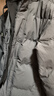 NASA LIKE官方棉服男冬季保暖假两件连帽棉衣羽面包绒服男士防寒外套棉袄子 灰色 XL （建议120-140斤） 实拍图