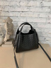viney牛皮编织水桶包包女包新款斜挎包生日生日新年礼物送女友老婆 【黑色】高档实用轻奢单肩包 时尚品牌百搭休闲手提包 实拍图