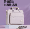 柯普顿笔记本电脑包15.6英寸手提单肩男女简约适用联想拯救者y7000p15点6寸小新air华硕无畏 藕粉色-带肩带（大容量气囊防震可挂行李箱） 15.6/16英寸 实拍图