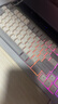 前行者V98蓝牙无线键盘鼠标套装机械手感静音男女生办公高颜值键鼠便携笔记本台式电脑平板iPad手机通用 V98奶油灰-键盘【无线2.4G/蓝牙5.0】 实拍图