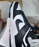 NIKE耐克DUNK LOW(GS)中大童运动鞋女鞋春夏黑白熊猫CW1590-100 38.5 实拍图