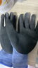 尼龙乳胶皱纹手套劳保防滑耐磨王加厚橡乳胶透气工地工作干活男女 新吉星超细磨砂【12双】小号 实拍图