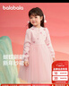巴拉巴拉童装女童连衣裙儿童裙子针织网纱2025春装公主裙新年209125111001 实拍图