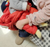 巴拉巴拉童装婴儿连体衣轻薄羽绒服宝宝衣服冬装抱衣爬服男童女童 铁锈红61003 90cm 实拍图