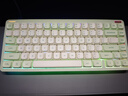 NuPhy Halo75 V2客制化机械键盘 无线三模Gasket电竞游戏办公专用键盘 人体工学多功能RGB热插拔83键 莫吉托 柠檬轴（段落轴/55gf） 83键 实拍图
