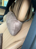 suvmch奔驰汽车头枕S级迈巴赫护颈枕E300LC260L腰靠GLC车内装饰用品大全 奔驰头枕+腰靠一套装 【栗棕色】 实拍图
