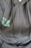 羊羔绒卫衣女秋冬新款加绒加厚保暖开衫连帽外套慵懒风宽松 杰袖A18灰色 L 实拍图