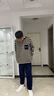 THOM WILLS内增高小白鞋男士经典白色板鞋百搭休闲鞋厚底夏季透气商务男鞋 白色（牛皮黑尾）G941-1 43 /8.5码 实拍图