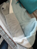 蕉内王一博同款5系睡衣男女士情侣家居服半边绒冬保暖红色本命年套装 【女圆领】博灰拼色王一博同款色 XL 实拍图