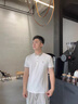 凡迪时尚（FANDISS）夏季polo衫冰丝高端刺绣半袖polo衫男士修身短袖撞色商务polo衫 白色 XL 125-140斤 实拍图