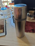 金灶（KAMJOVE）纯钛保温杯男士商务保温杯真空便携保温泡茶杯茶水分离水杯礼盒装 T-5F 500ml 实拍图