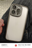 ROCK适用苹果16 Pro手机壳iPhone16 Pro保护套肤感镜头全包精孔亲肤防摔简约硅胶不粘指纹男女款灰色 实拍图