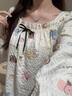 另约带胸垫睡裙女士春秋冬季长袖甜美可爱公主2025新款春秋大码家居服 2237 害羞熊 M 实拍图