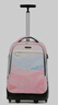 NEW TILAMI超大容量拉杆书包初高中学生19吋35L大轮爬楼梯轻音拉杆箱书包 粉色海浪【19寸35L-可爬楼】 实拍图