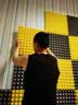鉴道隔音棉墙体吸音棉自粘录音棚琴房卧室直播间ktv墙贴隔音板 实拍图