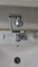 九牧王全铜体面盆水龙头冷热水器二合一洗手盆水龙头万向旋转洗脸盆 L3【冷热】铜体招财猫-银色+60cm管 实拍图