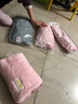 电热水袋国标充电暖肚子暖手宝毛毛暖手袋安全防爆暖水袋充电暖手宝宝贴暖保暖大姨妈神器 兔绒双插手（国标防爆）少女粉 实拍图
