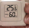 家用电子温湿度计室内干湿家用温湿度显示器迷你便携高精度壁挂式静音 黑色温湿度计1个装 实拍图