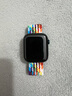 BHO【热销5万+】适用苹果手表表带apple iwatch s10/s11表带s9/se3/2单圈编织表带s8/7尼龙女士男生款 彩虹版色（黑色连接器） 44/45/46mmXS码-腕围150-16 实拍图