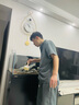 德克（D&A）溪流缸野采造景大型立式客厅生态底滤鱼缸一体缸自循环免换水全套 爵士黑（标配款） 100x50x125cm 实拍图