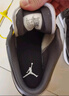 Jordan休闲鞋男子AJ 1乔丹JORDAN 1运动鞋553558-152白灰44.5 实拍图