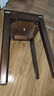 睿帆凳子实木凳子家用餐凳凳子餐桌凳小凳子高凳时尚创意木凳小板凳 【铜素轻奢款】加粗凳腿 实拍图