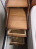 风叶青青全实木窄床头柜20/25cm小型床边柜卧室极窄储物柜客厅夹缝边柜 实木床头柜【胡桃色】 25x40x60cm 实拍图