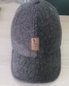 FLUTESONG帽子男女士秋冬季户外保暖护耳帽简约时尚百搭韩版棒球帽 深灰色 实拍图