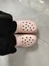 CROCS卡骆驰檀健次同款经典泡芙洞洞鞋轻便舒适男女同款花园鞋|207521 石英粉-6UR(含智必星) 37 /38(230mm) 实拍图