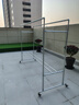 虎刻钢管晾衣架落地阳台挂衣架室外结实晾衣杆晒被子神器移动凉晒衣架 【升级防风】长2.2米高1.6米 默认1 实拍图