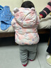 戴维贝拉（DAVE＆BELLA）儿童羽绒服女童上衣男童羽绒衣冬装新款宝宝衣服保暖小童外套 小兔印花【现货】DB4238127 90 cm（建议身高80-90cm） 实拍图