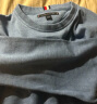 TOMMY HILFIGER【柔软亲肤】秋冬季男女纯棉休闲通勤纯色圆领内搭打底针织衫毛衣 【纯色绣标毛衣】- 极简灰P7D L （推荐：150-165斤） 实拍图