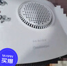YADU取暖器电暖器台式暖风机办公家用电取暖器即热电暖气节能取暖气立式摇头电暖扇 圆形升级温控款（2米加长电源线） 实拍图