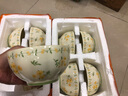 黄釉春陶瓷碗盘餐具家用高颜值碟子釉下彩餐具碗碟组合 4.5英寸碗-4个装 实拍图