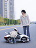 WORK BABY儿童奔驰电动车四轮汽车1-7岁带遥控宝宝男女小孩玩具可坐人礼物 浅粉+双驱硬座+遥控+无轮灯 电力驱动 实拍图