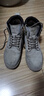 森馬（Senma）时尚潮流英伦加绒保暖马丁靴系带休闲男靴M610313608 月光灰 45码 实拍图