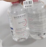 贝德玛（BIODERMA）卸妆水粉水500ml*2 眼唇脸三合一 卸防晒 敏肌 新年礼物年货节 实拍图