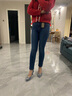 Levi's李维斯冬暖系列721高腰紧身女士加厚牛仔裤显瘦提臀神裤 蓝色 25 (28) 实拍图