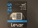 雷克沙（Lexar）512GB TF（MicroSD）存储卡 V30 A2 读160MB/s 游戏机平板行车监控录像内存卡 4K超清拍摄（BLUE） 实拍图