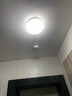公牛（BULL）吸顶灯LED圆形现代简 卧室灯玄关过道灯走廊阳台灯 全白 12W 声控光感灯【3-8平米】白光5700k 实拍图