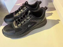 回力男鞋运动鞋男2025新款秋季透气鞋子男休闲减震软底网面跑步鞋 玄武黑-破浪 42 实拍图