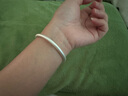 顺钦银楼古法银手镯哑光9999足银男女传承镯子饰品闭口素圈 古法银约40克58mm配证书 实拍图