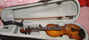 红棉（Kapok）实木小提琴V188初学者入门学校乐团推荐学生儿童成人练习琴男女生 1/2 【初学启蒙】身高130-140cm 实拍图