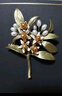 MichaelMichaud巴黎凡尔赛宫博物馆橙花珍珠金银胸针高雅送妈妈2026女神节礼物 橙花珍珠胸针（青铜款） 实拍图